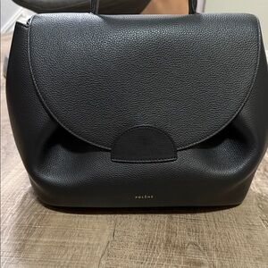 Polene Numéro Un Black Leather Bag